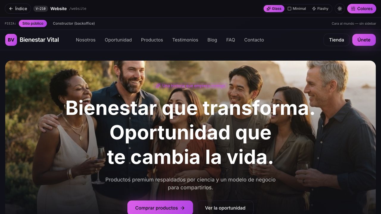 Vista real de Ariani para Educación y coaching